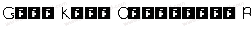 Gill Kayo Condensed Regular字体转换